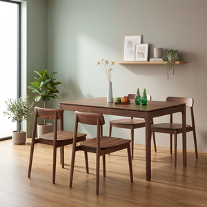 Chaise d'appoint moderne en teck massif, design scandinave, pieds coniques, durable, confortable, mobilier de jardin extérieur pour salle à manger - Product Image 6