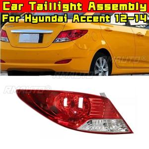 Left Right Rear <b>LED</b> Taillight Taillamp Assembly Wide <b>Light</b> <b>Corner</b> Lamp For Hyundai Accent 2012-2014 924011R010 Hy2800144 - Product Image 2
