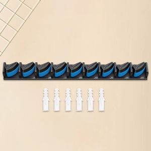 Support mural vertical léger en ABS LM LM25081 pour 9 cannes à pêche – Rangement de garage - Product Image 4