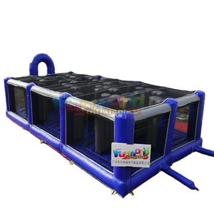 Laberinto inflable deportivo para fiestas de carnaval al aire libre, para juegos de laser tag y juegos inflables. - Product Image 1