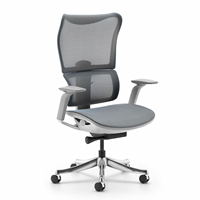 Chaise de bureau ergonomique de luxe à dossier haut, soutien lombaire réglable, appui-tête, accoudoirs, verrouillage d'inclinaison pivotant, plusieurs couleurs, coussin doux