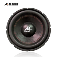 AK-S1201 Vente en gros usine Caisson de basses auto 12 pouces à double aimant sans pression 1200W Actif pour compétition SPL