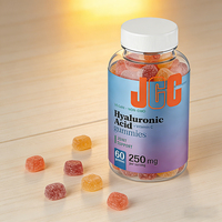 Gummies personnalisables pour la santé alimentaire avec acide hyaluronique – Soutien articulaire pour femmes, hommes et personnes âgées – Gummies à l'acide hyaluronique