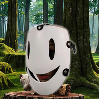 Oikawa Tenkuu Shinpan Masque de cosplay Masque de sniper de grande hauteur avec sourire blanc en résine pour Halloween Party Other Occasions