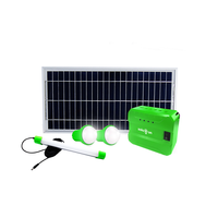 Pico Paket Kit Lampu Tenaga Surya Portabel Ekonomis dengan Usb Dc Sistem Panel Lampu Mini untuk Pemakaian Rumah