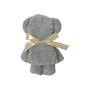 Serviette carrée avec dentelle, lot <span class=keywords><strong>de</strong></span> 5 pièces, nettoyeur <span class=keywords><strong>de</strong></span> cuisine, <span class=keywords><strong>ours</strong></span> en molleton <span class=keywords><strong>de</strong></span> corail, coffret cadeau, serviette en microfibre, vente en gros - Product Image 6