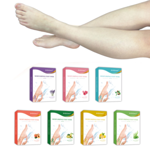 Masque de peeling des pieds exfoliant peler les callosités peau morte masque pour les pieds chaussettes. - Product Image 6