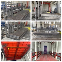 HAOKUN Ağır Yük Taşıma Asansörü Elektrikli Elevatör 0,5-50 Ton Yük Kapasitesi 1-30m Kaldırma Yüksekliği Özel Platform Boyutu PLC Kontrollü