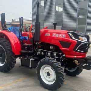 Tractor con Ruedas de <span class=keywords><strong>60</strong></span> Caballos de Fuerza, Entrega Gratuita, Agrícola, Doméstico, 4x4, Pequeño, Multifuncional, para Jardín y Huerto, con Motor Hidráulico - Product Image 1
