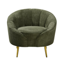 Fauteuils au design moderne, robustes et durables, meubles de salon, canapé, fauteuil d'appoint, canapé de salon avec pieds en laiton
