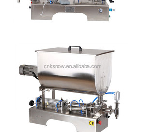 U tipo máquina de llenado de pasta con mezclador de pasta de Chile pasta de tomate máquina de llenado con minxing - Product Image 6