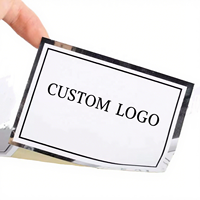 Autocollants personnalisés avec logo de marque, autocollants pour boîtes à gâteaux, étiquettes autocollantes durables, imperméables, résistantes à l'huile, autocollants blancs en PP