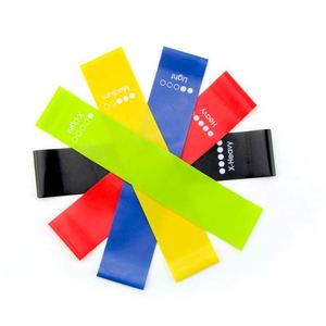 Meilleures ventes : Ensemble de 5 bandes de résistance en latex pour étirements et entraînements, idéal pour le yoga et le fitness - Product Image 3