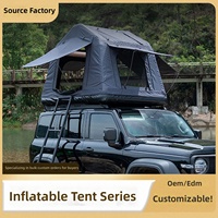 Tente gonflable pour voiture, pour camping en SUV, voyages en plein air, abri de toit, fournisseur en gros