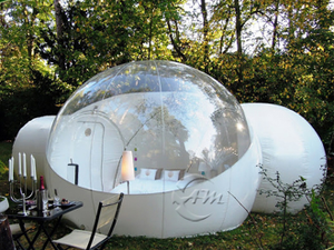 <span class=keywords><strong>Tente</strong></span> gonflable à 2 tunnels de haute qualité et bon marché <span class=keywords><strong>Tente</strong></span> à bulles de camping - Product Image 4