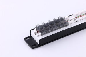Chất lượng cao 24-Port cat6A UTP mạng Patch Panel hỗ trợ 10 Gigabit Ethernet New Viễn Thông bộ phận - Product Image 4
