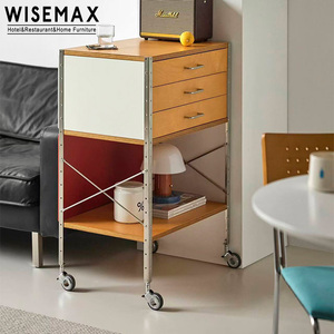 WISEMAX <strong>FURNITURE</strong> New Arrival Living Room <strong>Furniture</strong> Wooden Metal Frame Storage Sideboard with Drawers Moveable Cabinet <strong>for</strong> <strong>Home</strong> - Product Image 6
