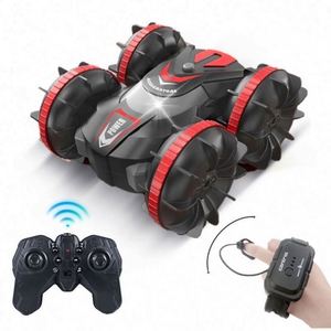 Coche RC Anfibio de Alta Calidad con Control por Dedo, Barco Acrobático Impermeable con Luces y Sonidos Interactivos, Incluye Empaque 'TRY ME' - Product Image 6