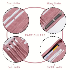 Tùy chỉnh Oxford da thư tài liệu kích thước thư mục Vòng chất kết dính tấm y tế túi mở rộng tập tin trình bày tập tin đính kèm - Product Image 5