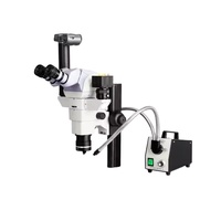 Microscope à zoom stéréo de qualité d'étude d'utilisation de laboratoire professionnel