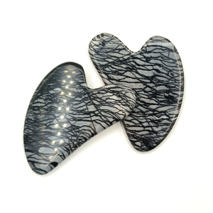 Herramientas de Masaje Gua Sha de Jade Natural Transparente, Tabla de Guasha de Cuarzo Antienvejecimiento - Product Image 3