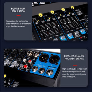 Console de mixage numérique COKYIS 99DPS EQ Bluetooth USB 48V Live Performance Mixeur audio professionnel Mesa de Som 10 canaux - Product Image 4