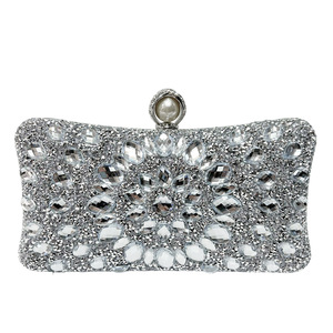 Bolso de mano y bandolera de poliéster con incrustaciones de diamantes, de alta gama, para mujer, de lujo ligero, estilo Flash Tanjing, novedad transfronteriza. - Product Image 5