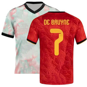 Camisetas <span class=keywords><strong>de</strong></span> Fútbol <span class=keywords><strong>de</strong></span> Bélgica 2026, Mundialmente Famosas, <span class=keywords><strong>DE</strong></span> <span class=keywords><strong>BRUYNE</strong></span>, R LUKAKU, E HAZARD, MERTENS, BATSHUAYI, TIELEMANS, THAZARD, para Niños - Product Image 1