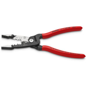 Alicates multifunción para electricistas KNIPEX 13 71 200 ME, modelo métrico, recubiertos de plástico negro, 200 mm - Product Image 2