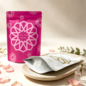 Bolsa Doypack con Cierre y Logotipo Personalizado, Acabado Mate, para Sal de Baño, Flores Secas y Empaque de Cosméticos - Product Image 4