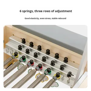 Cama de Pilates para Ejercicios de Core, Estudio de Yoga, Uso Dual en Casa, Tres en Uno, Madera Gris, Estilo Loft de Shandong - Product Image 2