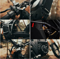 Moto électrique tout-terrain Talaria Komodo Dirt Ebike 97.2V 45Ah 32kW 754N.m avec cadre en aluminium forgé – Vente en stock