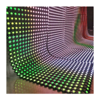 P55 impermeable fachada LED iluminación pantalla 5050 RGBW píxel LED punto luz inteligente GB edificio en México