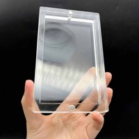 Marco Magnético Acrílico Ultra Transparente con Protección UV para Tarjetas, Protector Empotrado de 3 Piezas