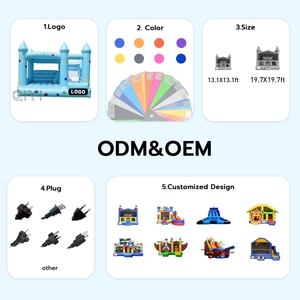 บ้านลมคุณภาพสูงพร้อมสไลเดอร์สำหรับงานปาร์ตี้ - Product Image 5