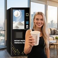Distributeur automatique innovant de milkshakes protéinés pour la gym, avec écran tactile intelligent pour rester en forme