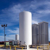 Réservoir de stockage de dioxyde de carbone liquide cryogénique CO2 personnalisé selon la norme ASME, prix de vente