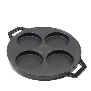 Vente en gros de poêles à oeufs à 4 trous avec logo personnalisé Moule à gaufres antiadhésif en fonte Moule à gâteaux Plats et casseroles de cuisson - Product Image 6