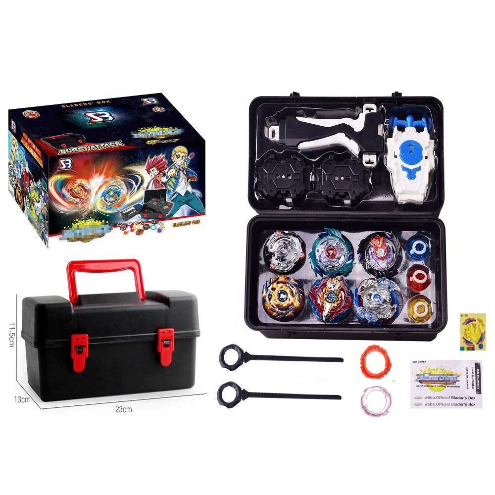 Лучшая детская игра Bayblade, набор игрушек, сумка для хранения, боевой гироскоп из сплава, металлическая битва, гироскоп, игрушки с пусковым устройством
