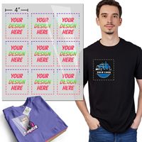 Transferts thermocollants personnalisés avec votre logo pour T-shirts, logos de poitrine, autocollants thermocollants pour vêtements, DTF