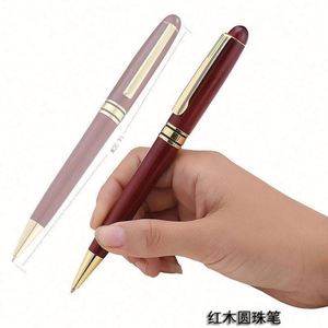 Stylo en palissandre avec étui Gel/plume/stylo à bille Cadeaux de la Saint-Valentin pour hommes Articles Stylo promotionnel avec logo - Product Image 4