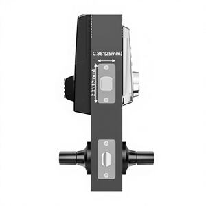 ชุดล็อคประตูหน้าแบบควบคุมด้วยแอปพลิเคชัน LNDU 100 พร้อมระบบกันขโมยและรหัสป้องกันการงัดแงะ ทำจากอลูมิเนียมอัลลอยด์สตีล - Product Image 1