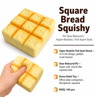 Southpeak Toy Pull Apart Bread Squishy PU Foam Slow Rising Fidget Toy Squeeze Toy Stress Relief Squishy Factory OEM Wholesale