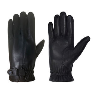 OEM Service Full Finger Waterproof PU Leather Men <b>Gloves</b> for Winter Factory High Quality <b>Gloves</b> Outdoor Driving and Cycling <b>Warm</b> - Product Image 2