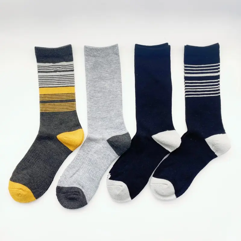 Фабрика WUYANG, осенние мужские дизайнерские полосатые повседневные короткие носки с логотипом на заказ, дешевые носки