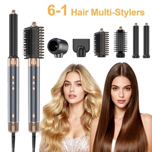 เครื่องม้วนผมแบบไร้แปรงถ่าน 6-in-1 ผลิตจากอลูมิเนียมอัลลอยด์ หมุนอัตโนมัติ กำลังไฟ 1300 วัตต์ ปรับความเร็วได้ 3 ระดับ รุ่น <span class=keywords><strong>PUDU</strong></span> PD004 - Product Image 3