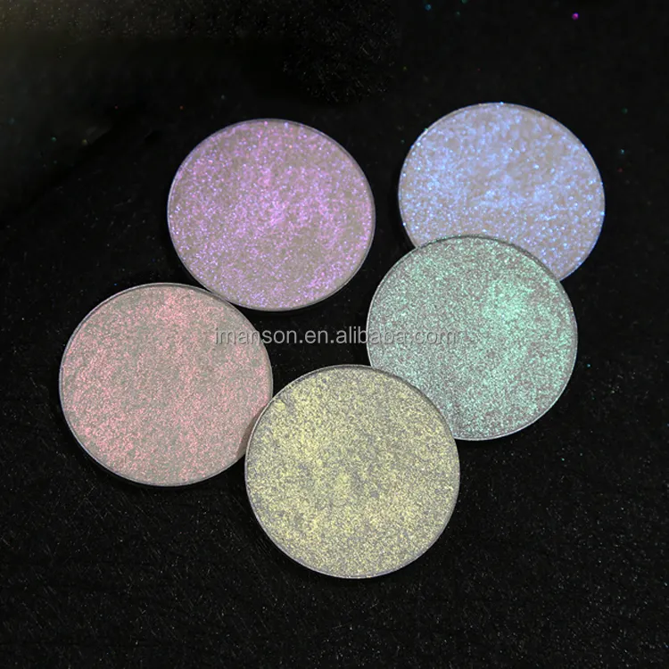 2024 Hot Rebranding Trang Điểm Sắc Tố Cao Nhãn Hiệu Riêng Duochrome Highlighter Trang Điểm Kim Cương Lấp Lánh Bling Trắng Highlighter