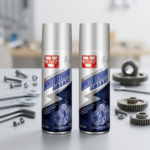Grasa Lubricante en Aerosol de Litio Blanco, Impermeable y Repelente al Agua, con Etiqueta Personalizada - Product Image 1