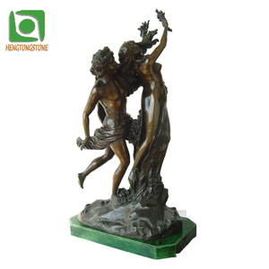 <span class=keywords><strong>Statua</strong></span> in Bronzo Fuso Raffigurante <span class=keywords><strong>Apollo</strong></span> <span class=keywords><strong>e</strong></span> <span class=keywords><strong>Dafne</strong></span>, Divinità del Sole - Product Image 1