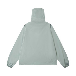 Blouson bomber unisexe coupe-vent de haute qualité avec fermeture éclair, personnalisable ODM, style streetwear, coque en nylon/coton, saison automne - Product Image 5